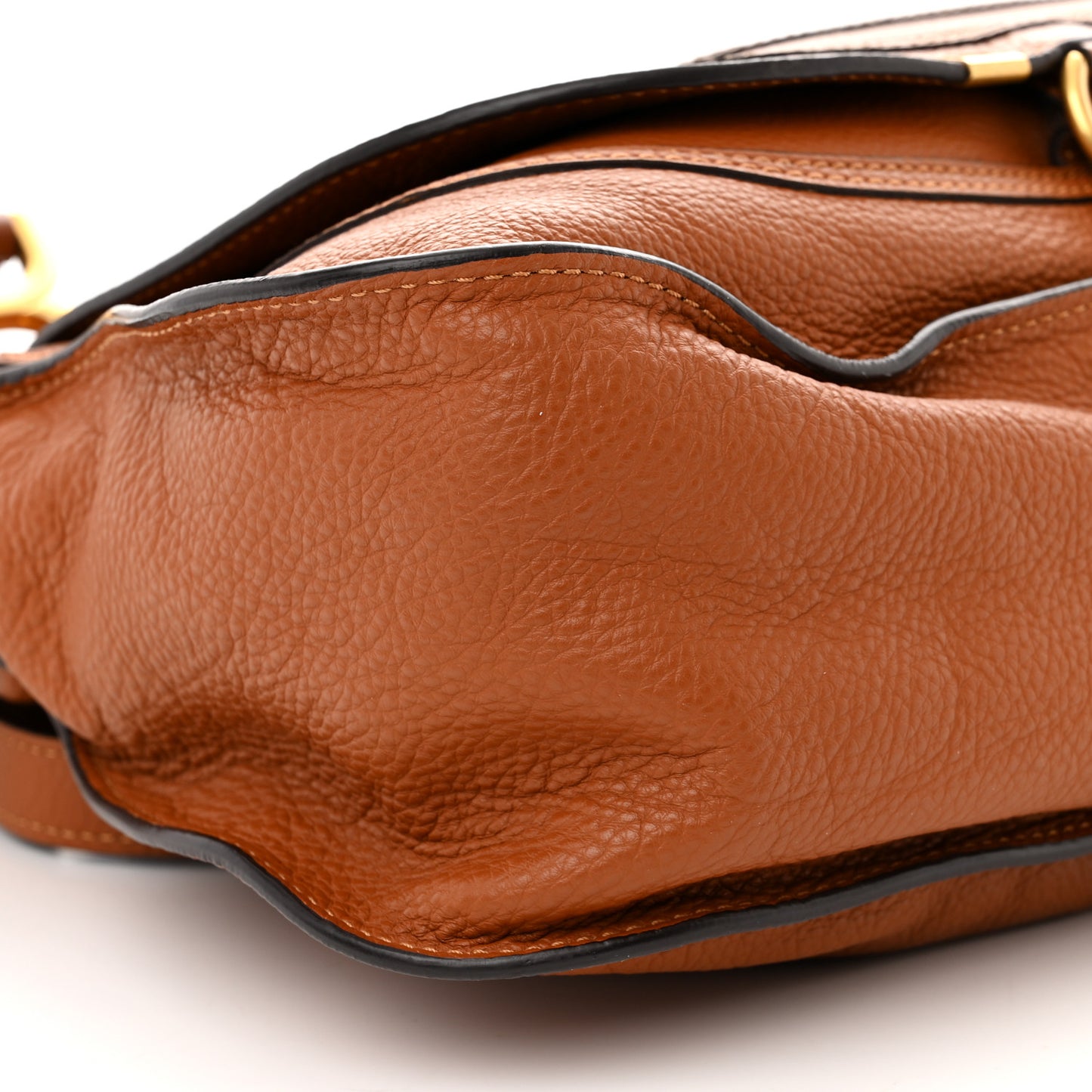 Calfskin Medium Marcie Satchel Tan