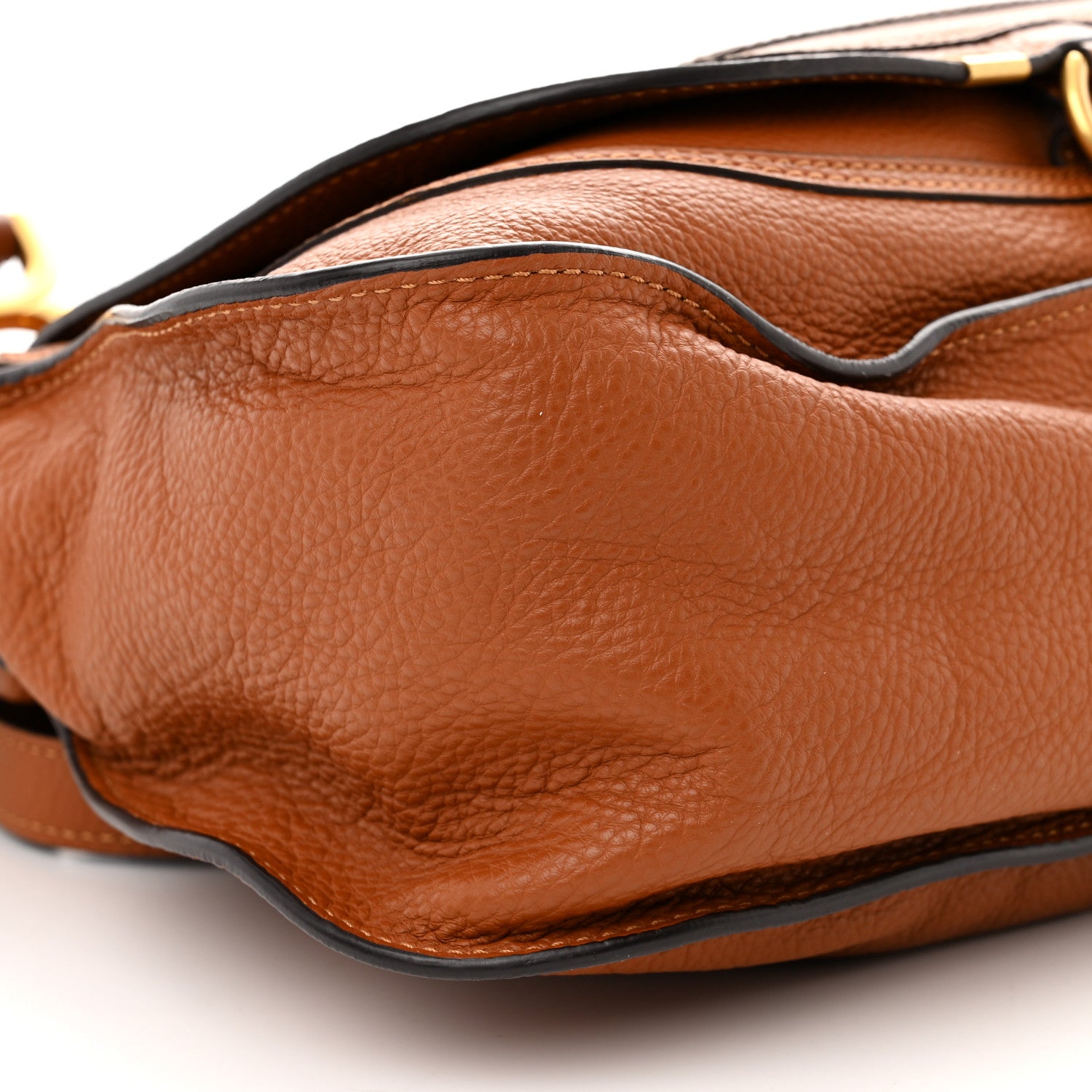 Chloe Calfskin Medium Marcie Satchel Tan 8 of 10