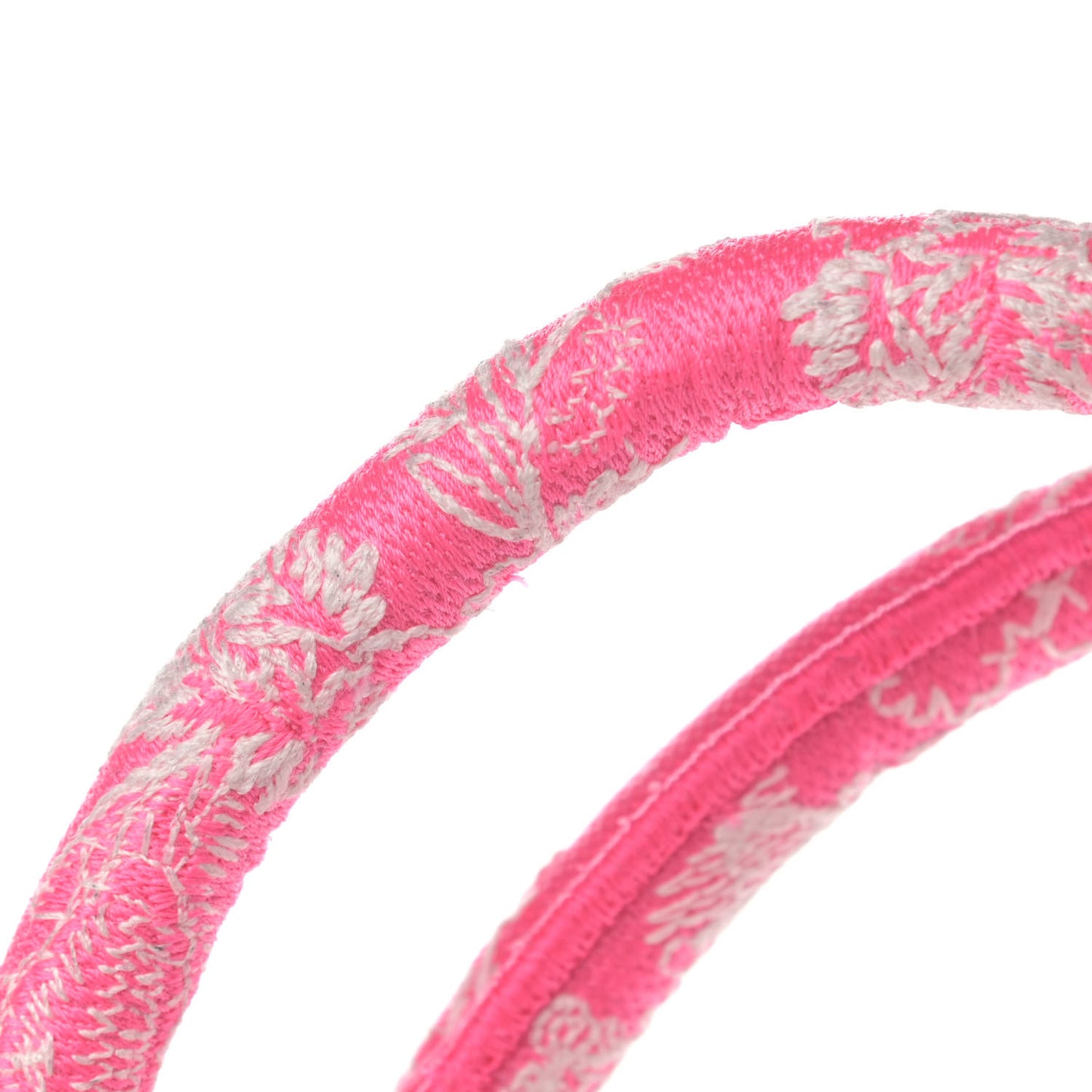Canvas Embroidered Medium Dioriviera Toile De Jouy Book Tote Fluorescent Pink