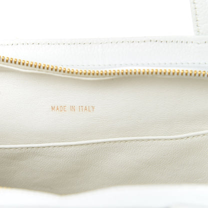 Chanel Caviar Quilted Top Handle Bag White 7 of 12