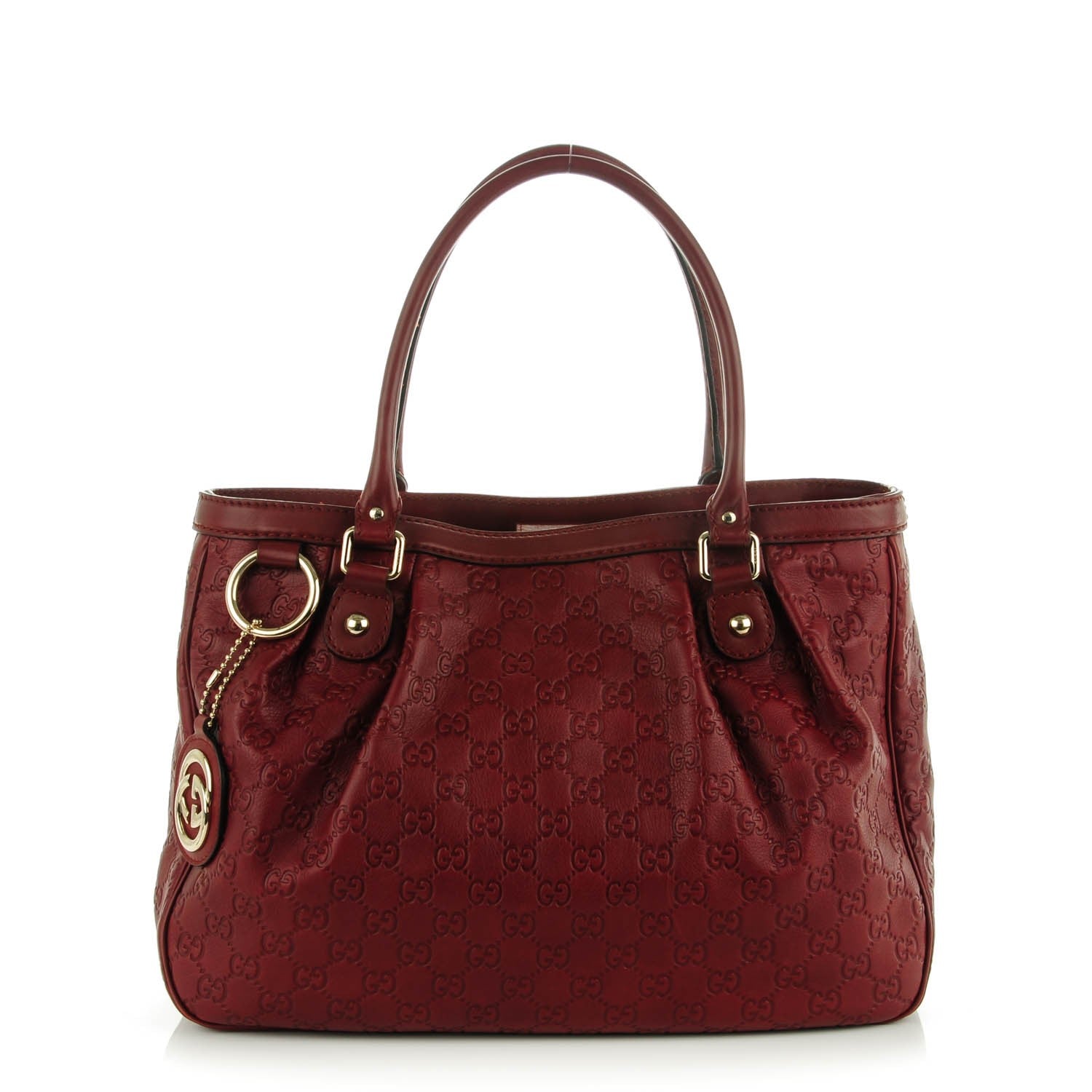 Gucci Guccissima Medium Sukey Top Handle Tote Raspberry Candy 1 of 7