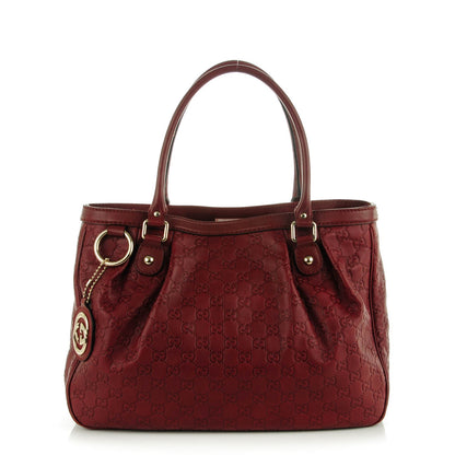 Gucci Guccissima Medium Sukey Top Handle Tote Raspberry Candy 1 of 7