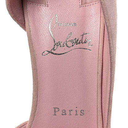 Christian Louboutin Suede Iriza 100 Pumps 38.5 Pink 9 of 13