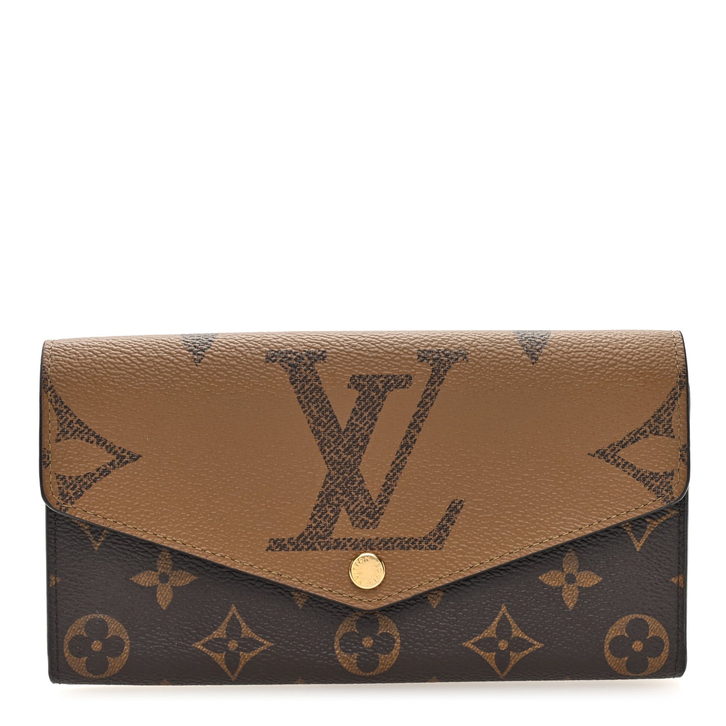 Reverse Monogram Giant Sarah Wallet