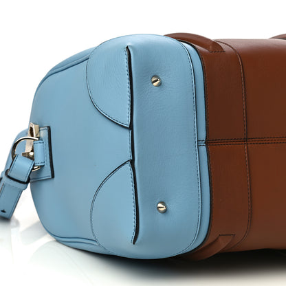 Givenchy Goatskin Colorblock Medium Lucrezia Blue Brown 9 of 17