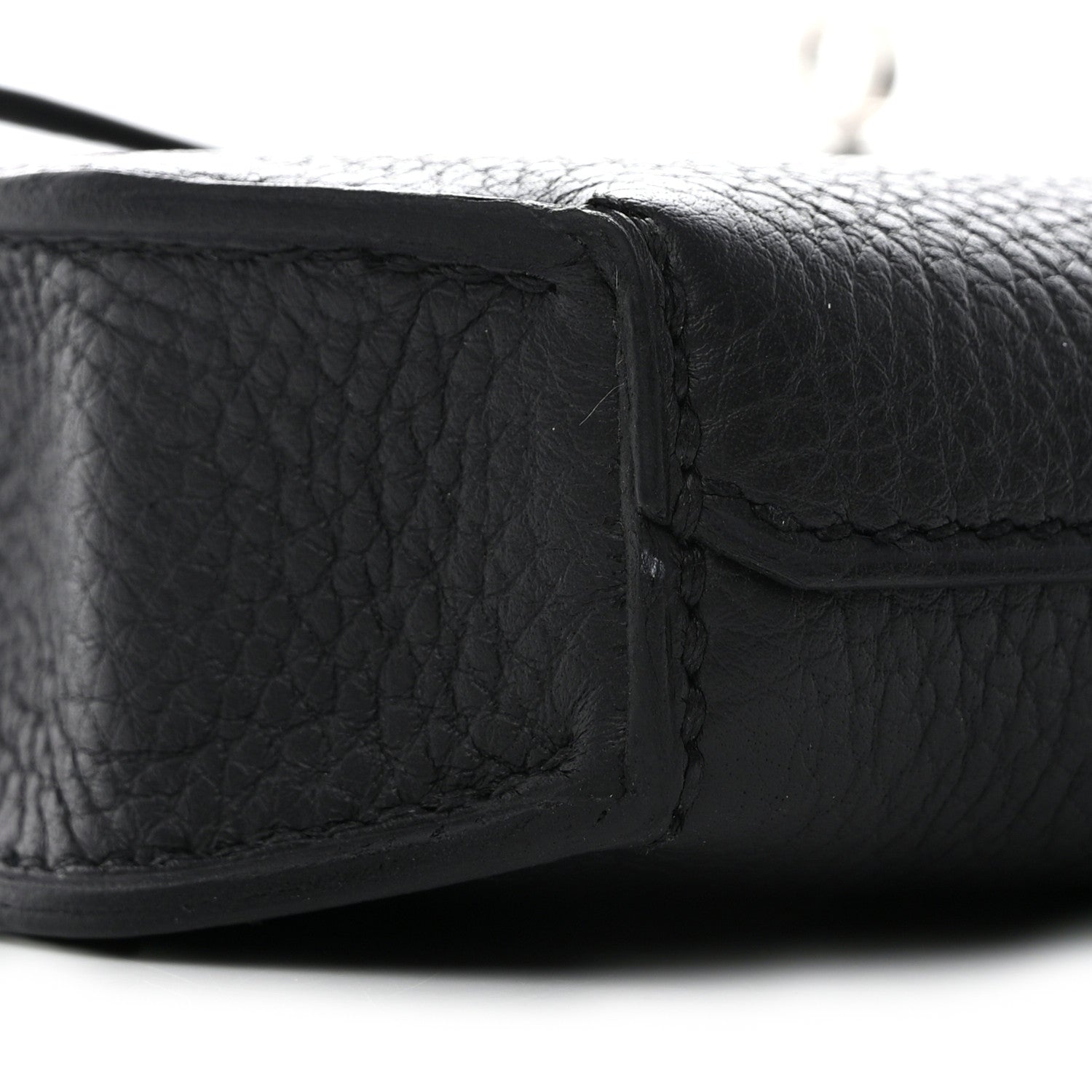 Hermes Togo Kelly Depeches 25 Pouch Black 8 of 10