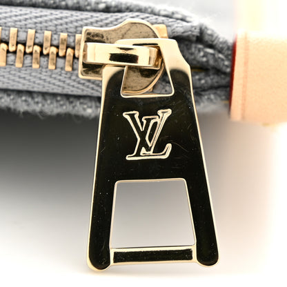 Louis Vuitton Monogram Denim CarryAll MM Washed Grey 12 of 12