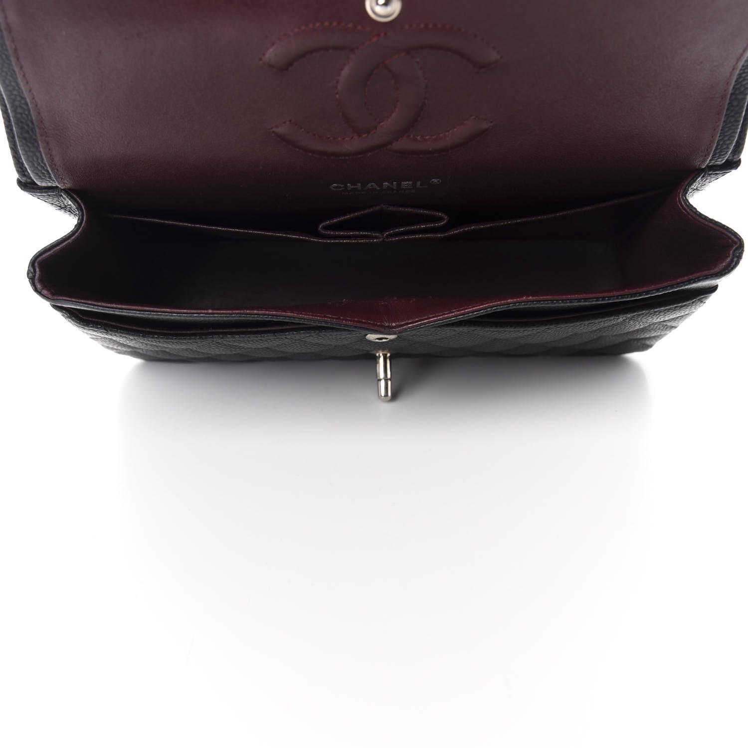 Chanel Caviar Quilted Medium Double Flap Black 5 of 14