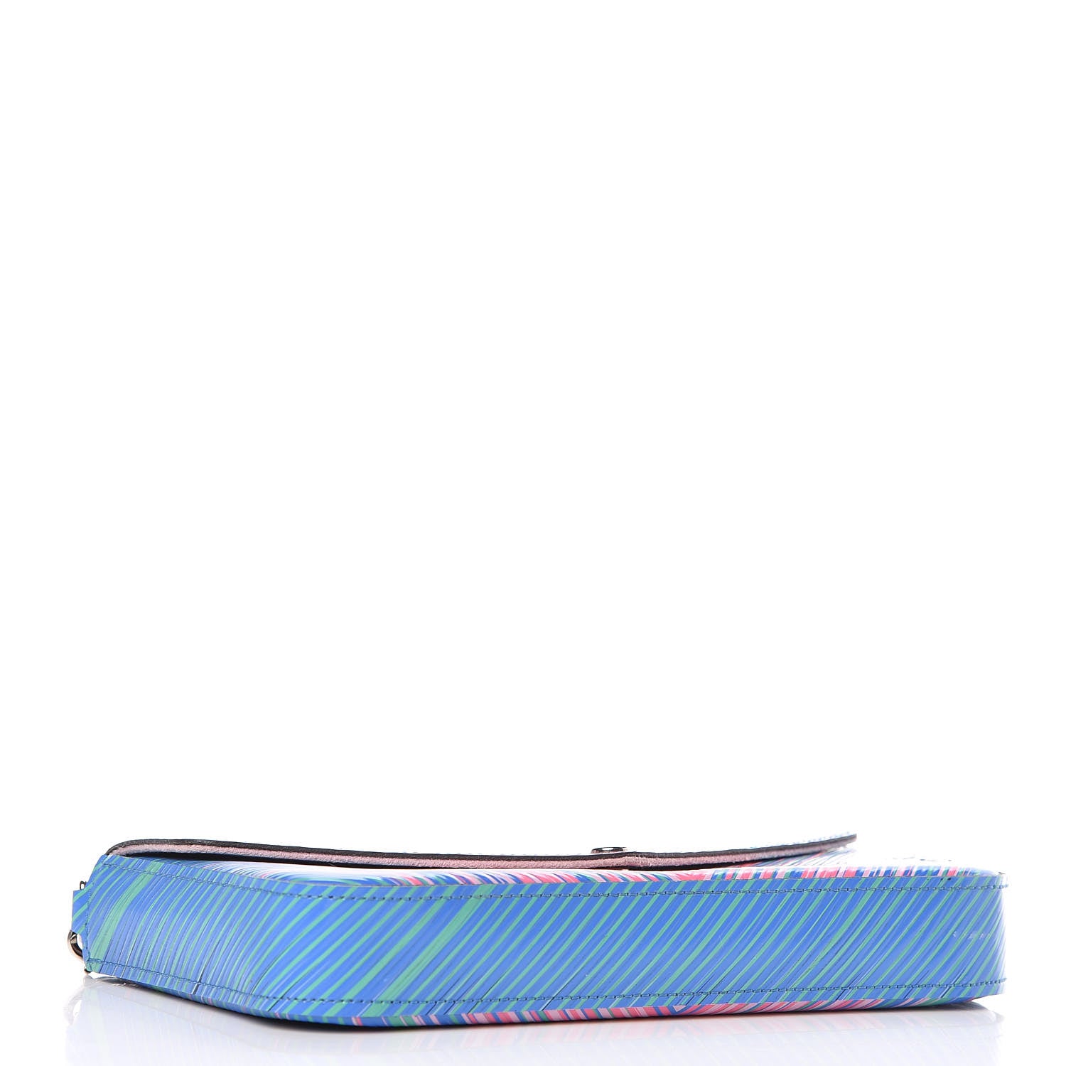 Louis Vuitton Epi Tropical Pochette Felicie Blue Rose 5 of 12