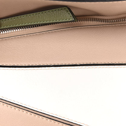 Loewe Calfskin Medium Puzzle Bag Sand Avocado Green 11 of 14