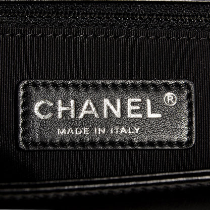 Chanel Lambskin Quilted Large Boy Flap Black 7 of 9