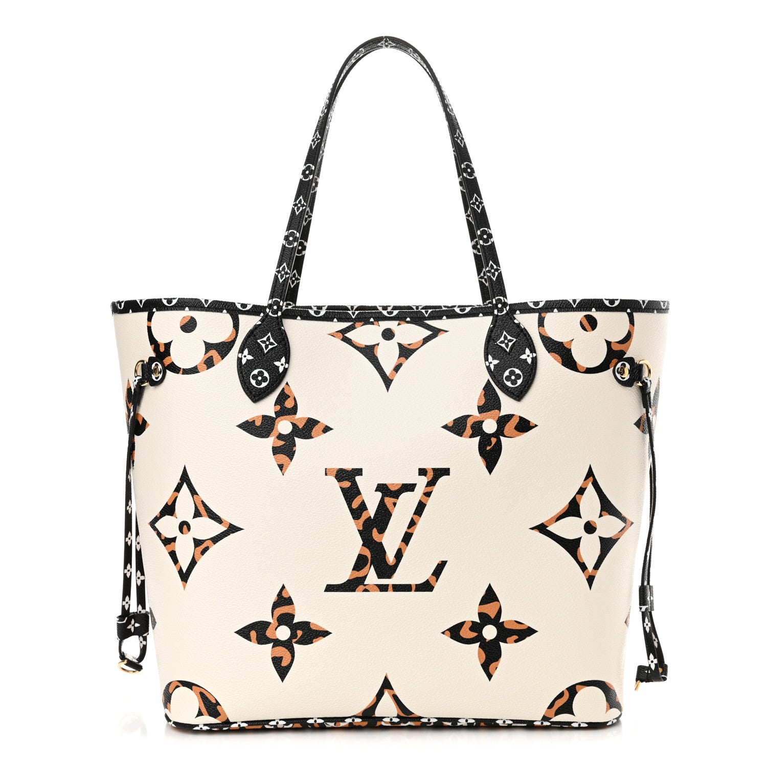 Louis Vuitton Monogram Giant Jungle Neverfull MM Ivory 1 of 12