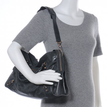 Balenciaga Agneau Giant 12 Rose Gold Hardware City Anthracite 2 of 7