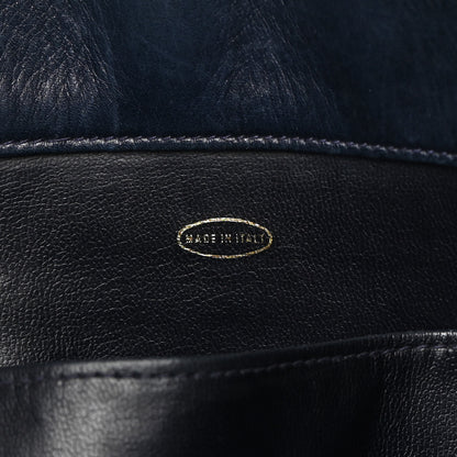 Chanel Lambskin Quilted Shoulder Bag Navy 7 of 21