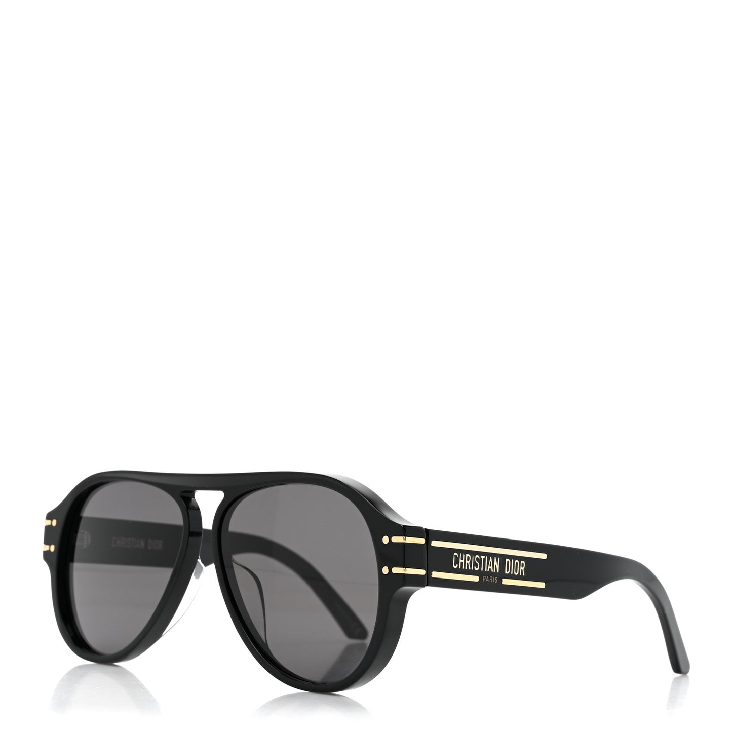 Acetate Diorsignature A1U Pilot Sunglasses Black