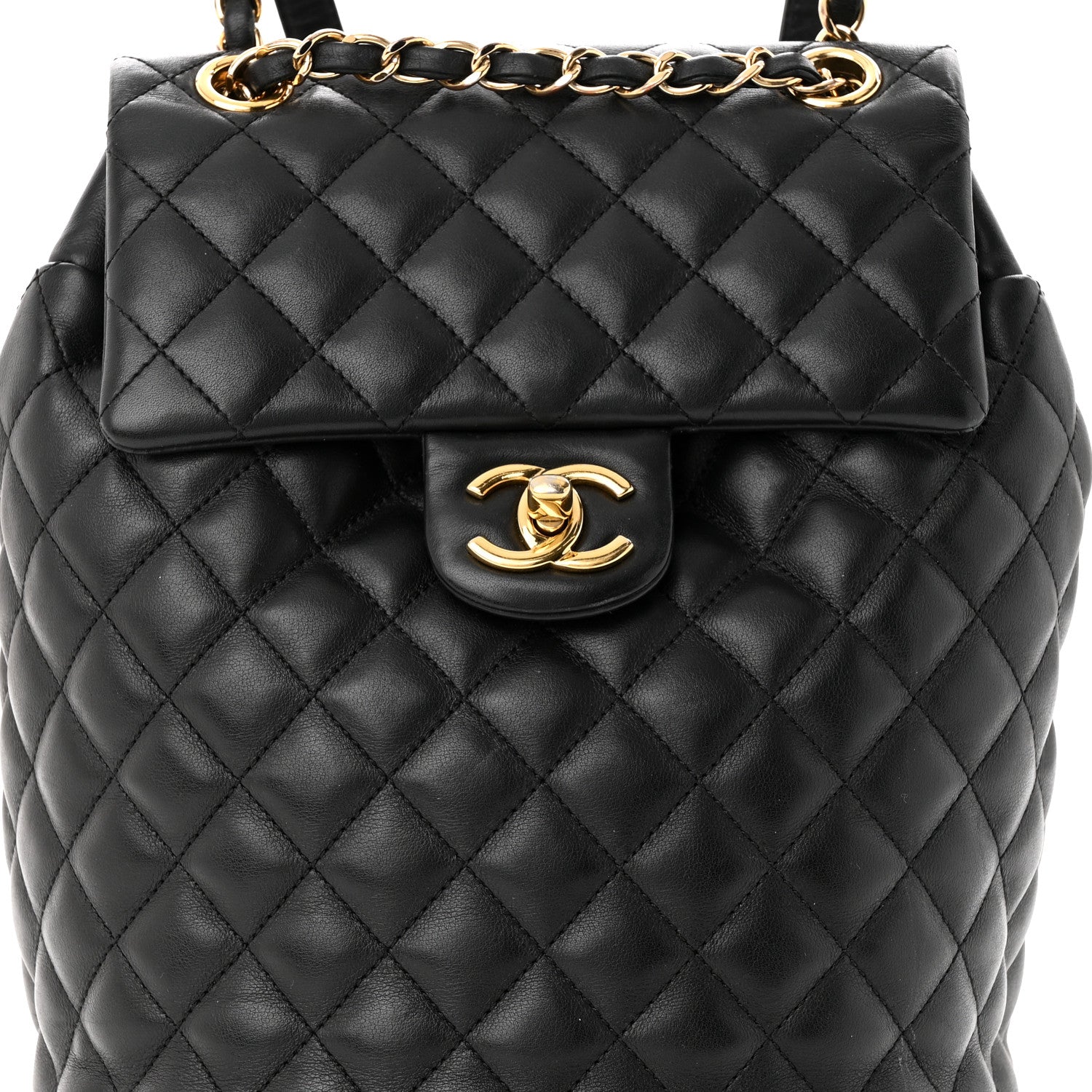 Chanel Lambskin Quilted Small Urban Spirit Backpack Black 8 of 12