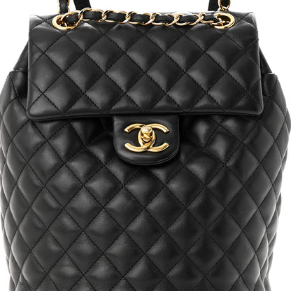Chanel Lambskin Quilted Small Urban Spirit Backpack Black 8 of 12