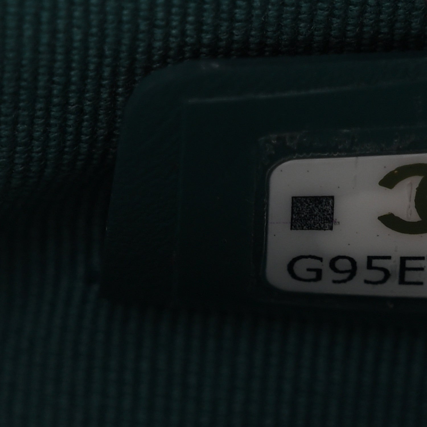 Chanel Lambskin Quilted Chanel 19 Zip Card Holder Wallet Dark Green 14 of 14