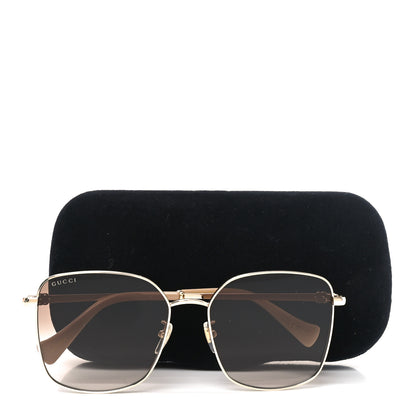 Gucci Square Frame GG1146SK Sunglasses Gold 7 of 7