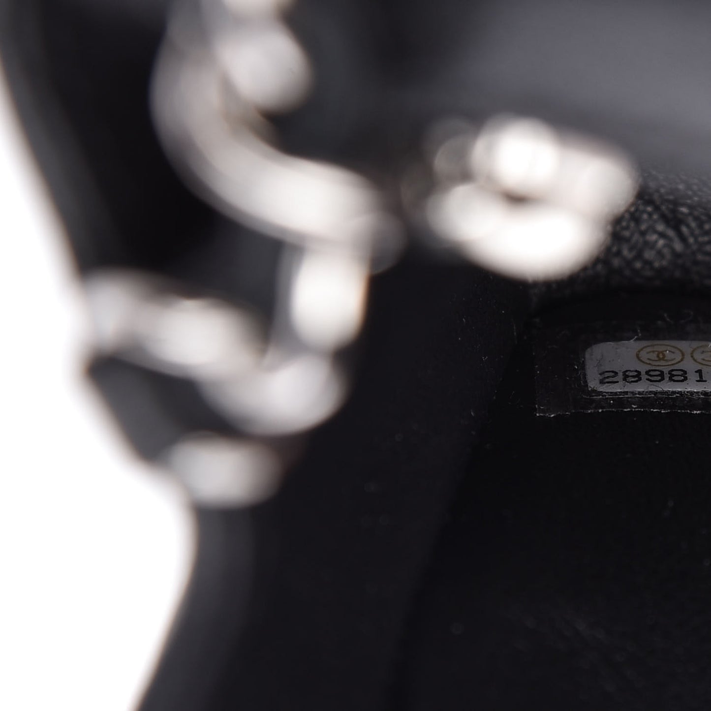 Lambskin Quilted Mini Square Flap Black