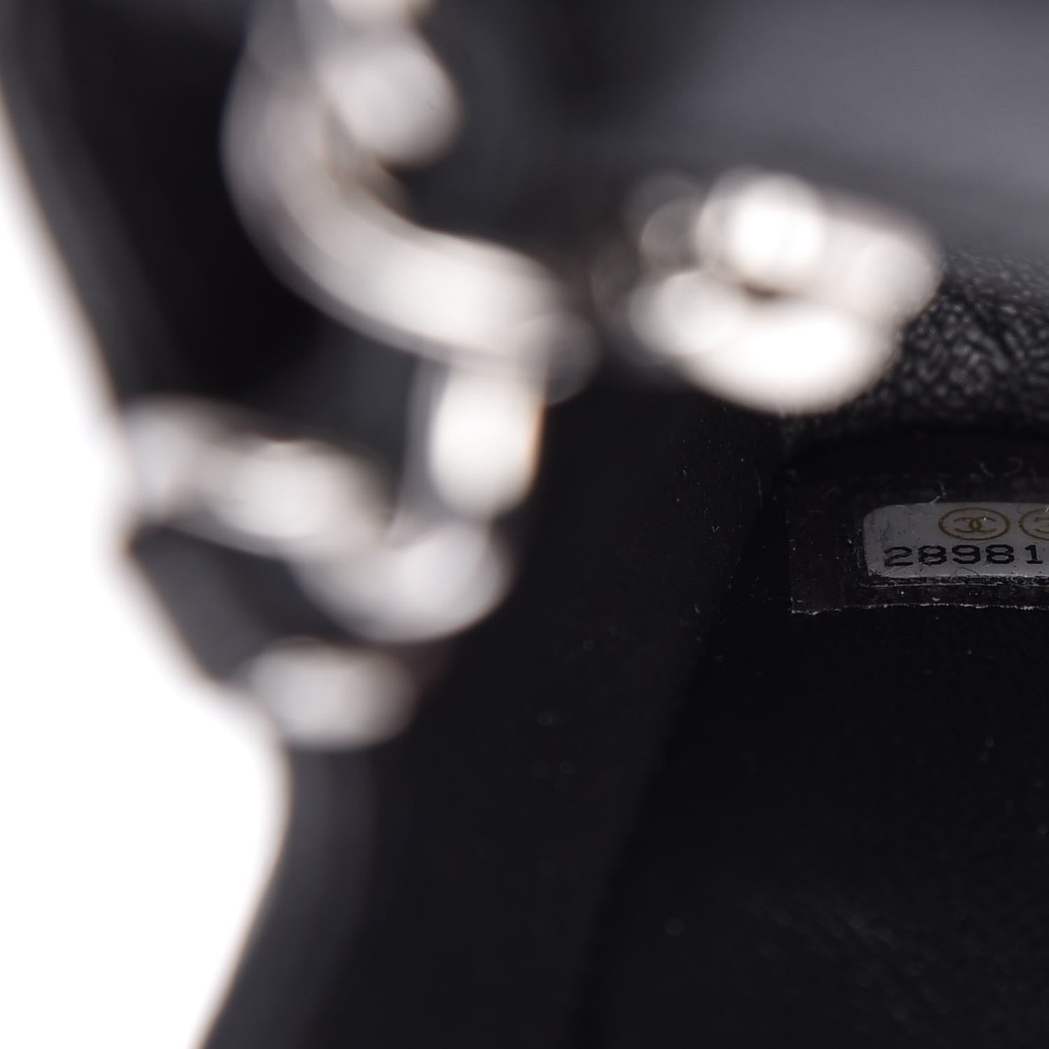 Chanel Lambskin Quilted Mini Square Flap Black 9 of 10