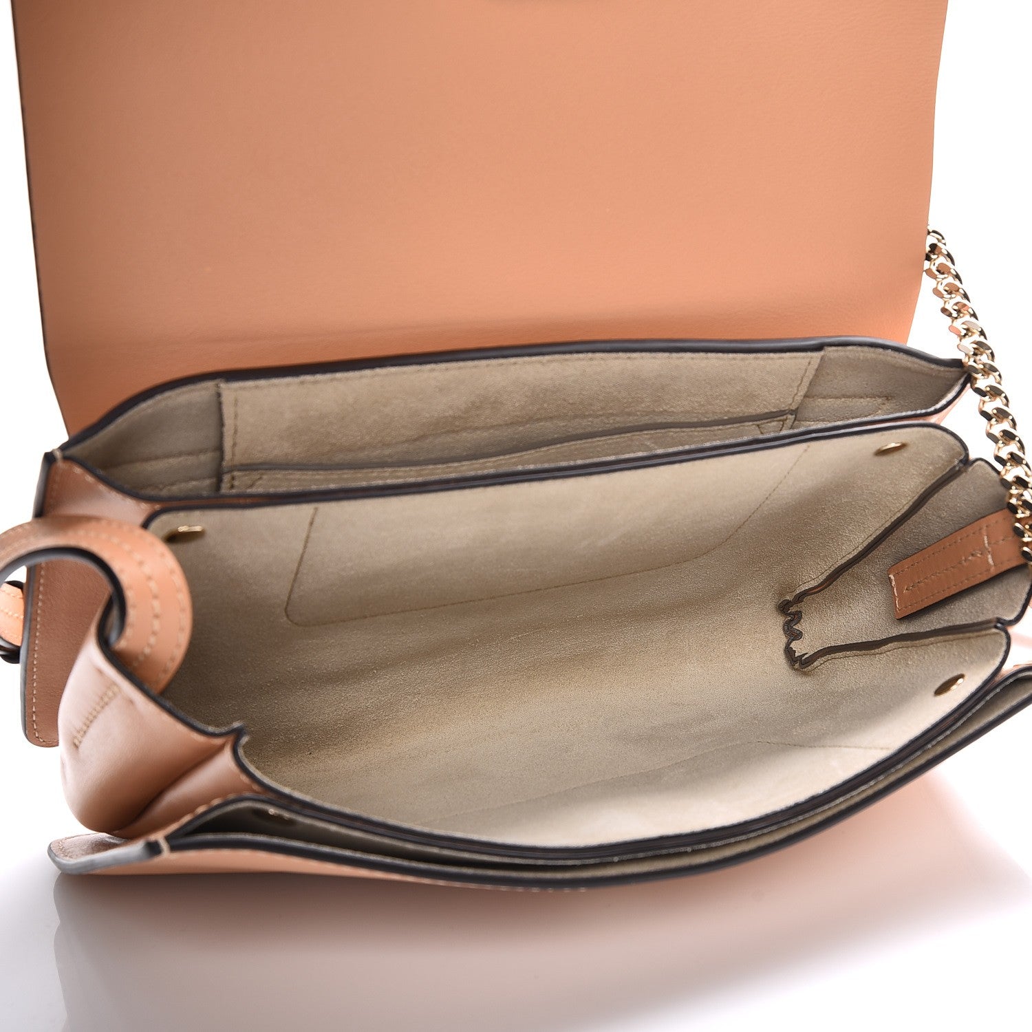 Chloe Suede Calfskin Small Faye Shoulder Bag Blushy Pink 5 of 9