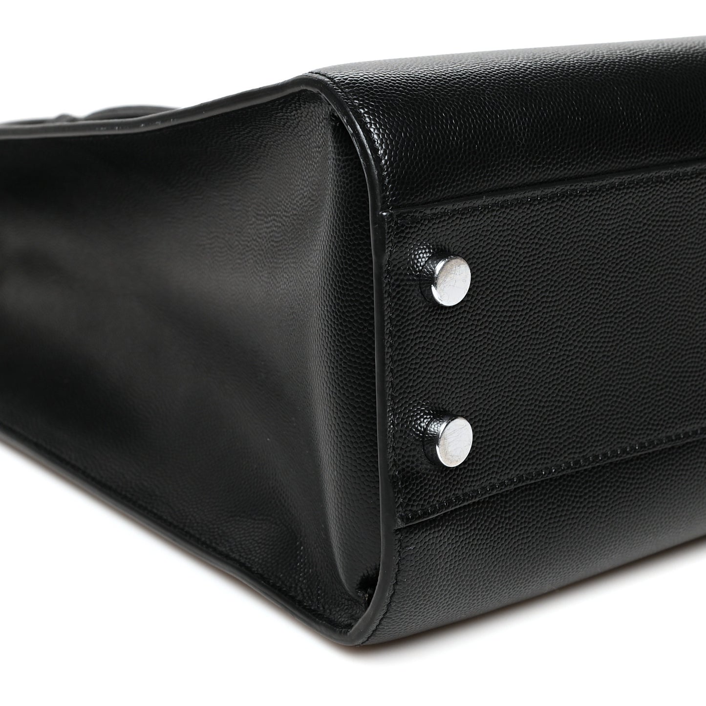 Grain de Poudre Medium Museum Tote Black