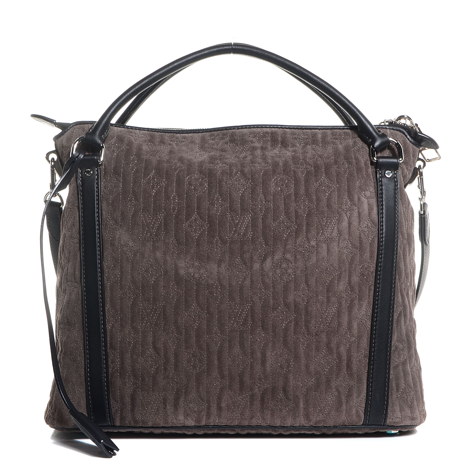 Louis Vuitton Monogram Suede Antheia IXIA PM Granit 1 of 7