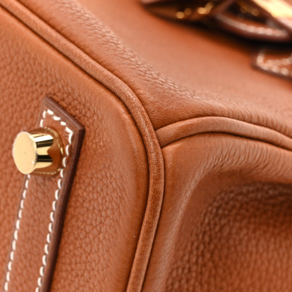Hermes Natural Barenia Faubourg Birkin 25 Fauve 13 of 16