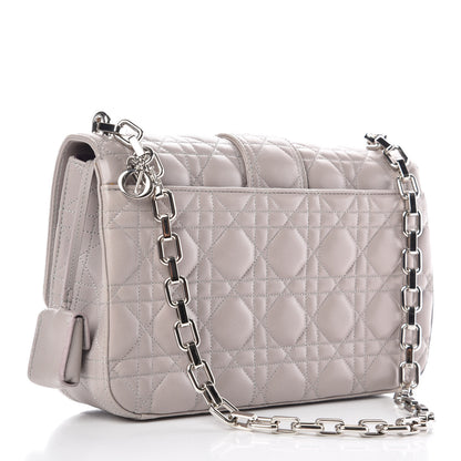 Christian Dior Lambskin Cannage Medium Miss Dior Flap Grey 3 of 9