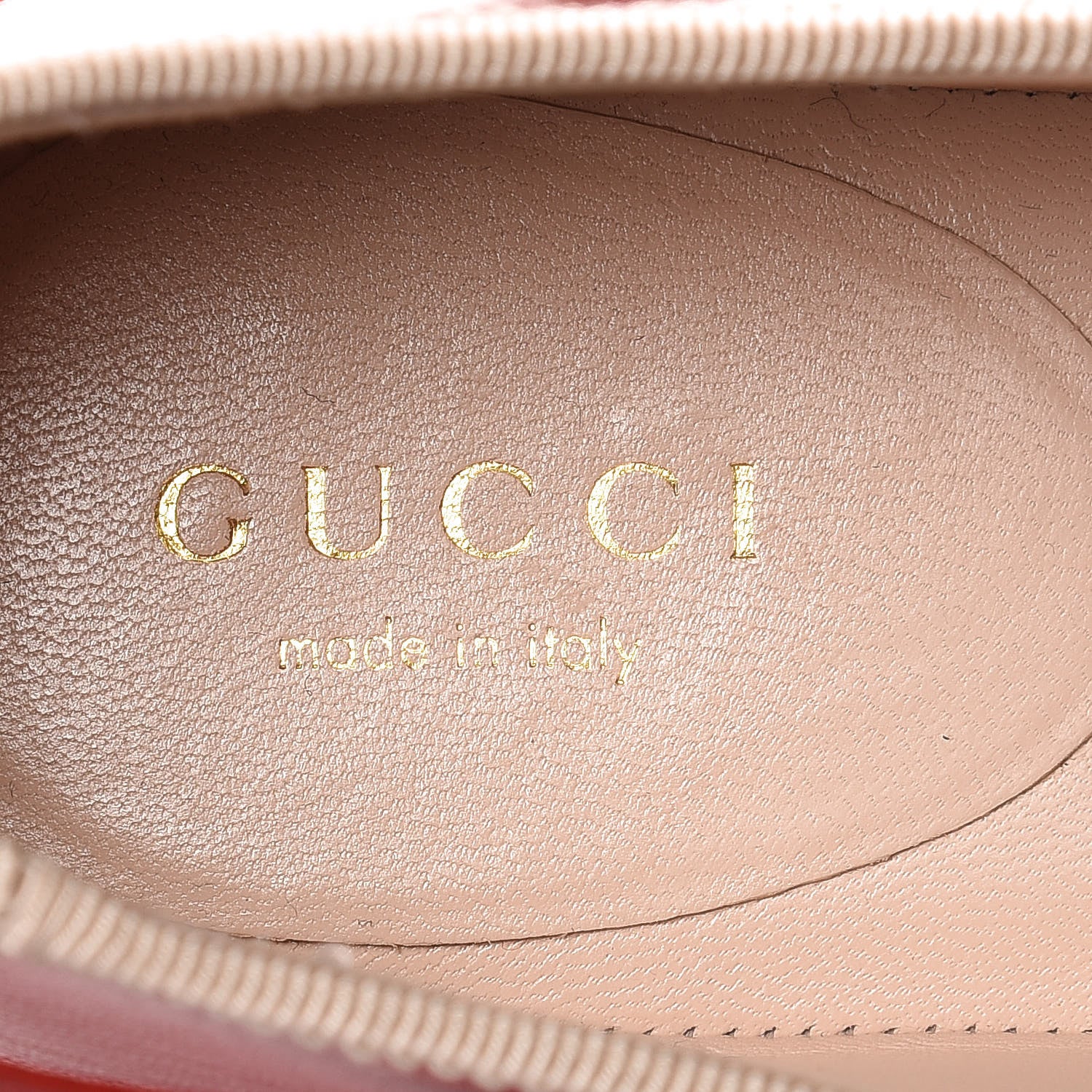Gucci Malaga Kid Silk Hannelore Detachable Platform Slide 38 Hibiscus Red 6 of 17