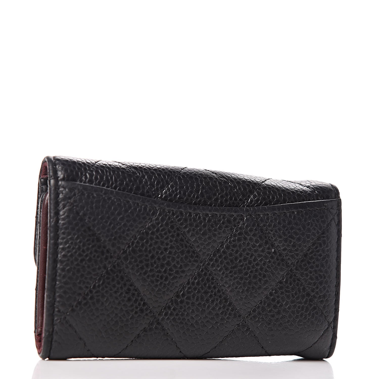 Chanel Caviar Quilted 6 Key Holder Black 3 of 9