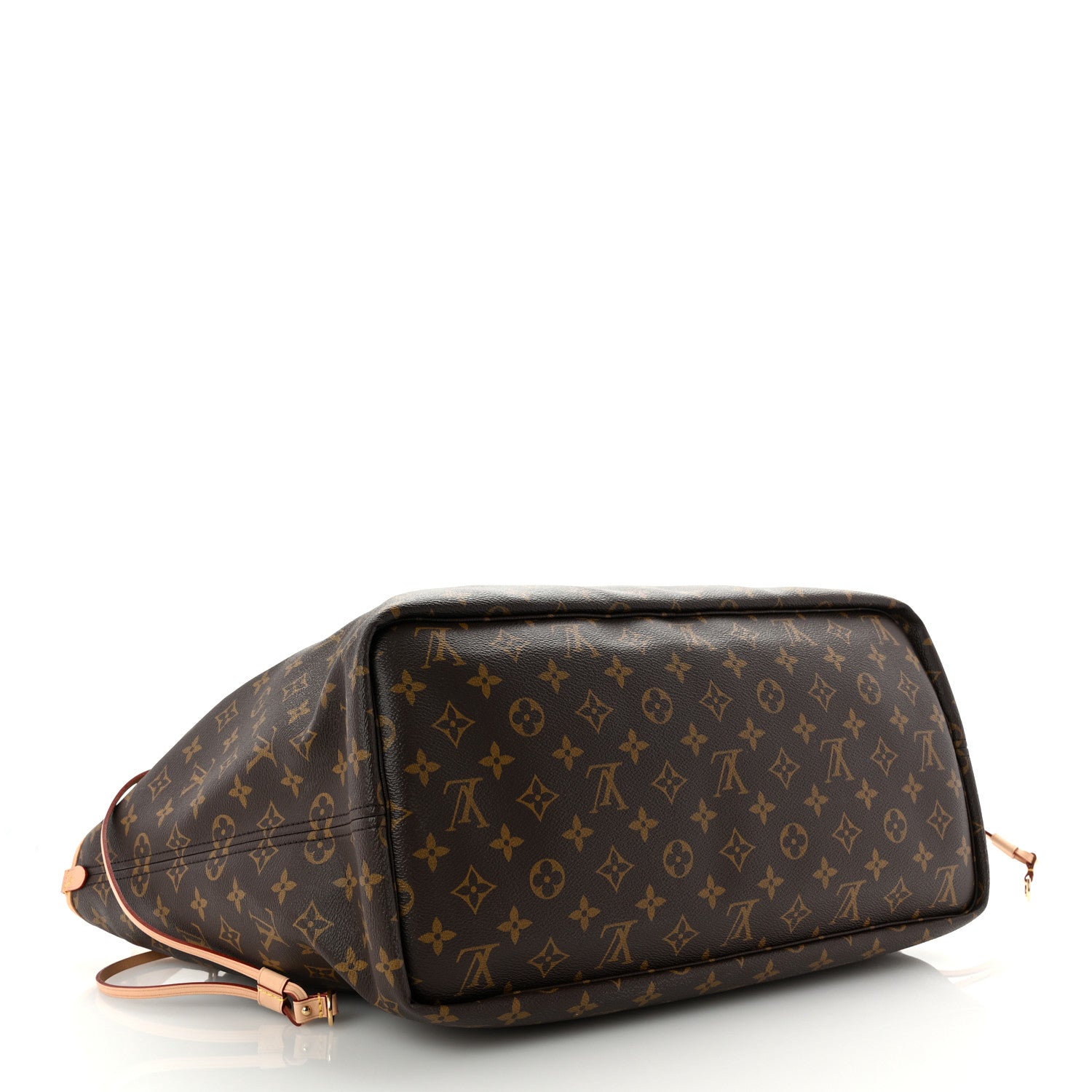 Louis Vuitton Monogram Stamped Inside Out Neverfull Bandouliere GM Beige 4 of 9