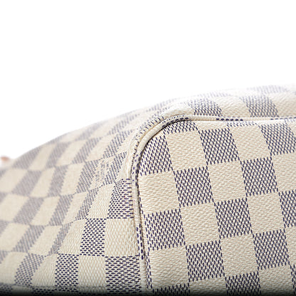 Louis Vuitton Damier Azur Neo Neverfull MM Rose Ballerine 9 of 16