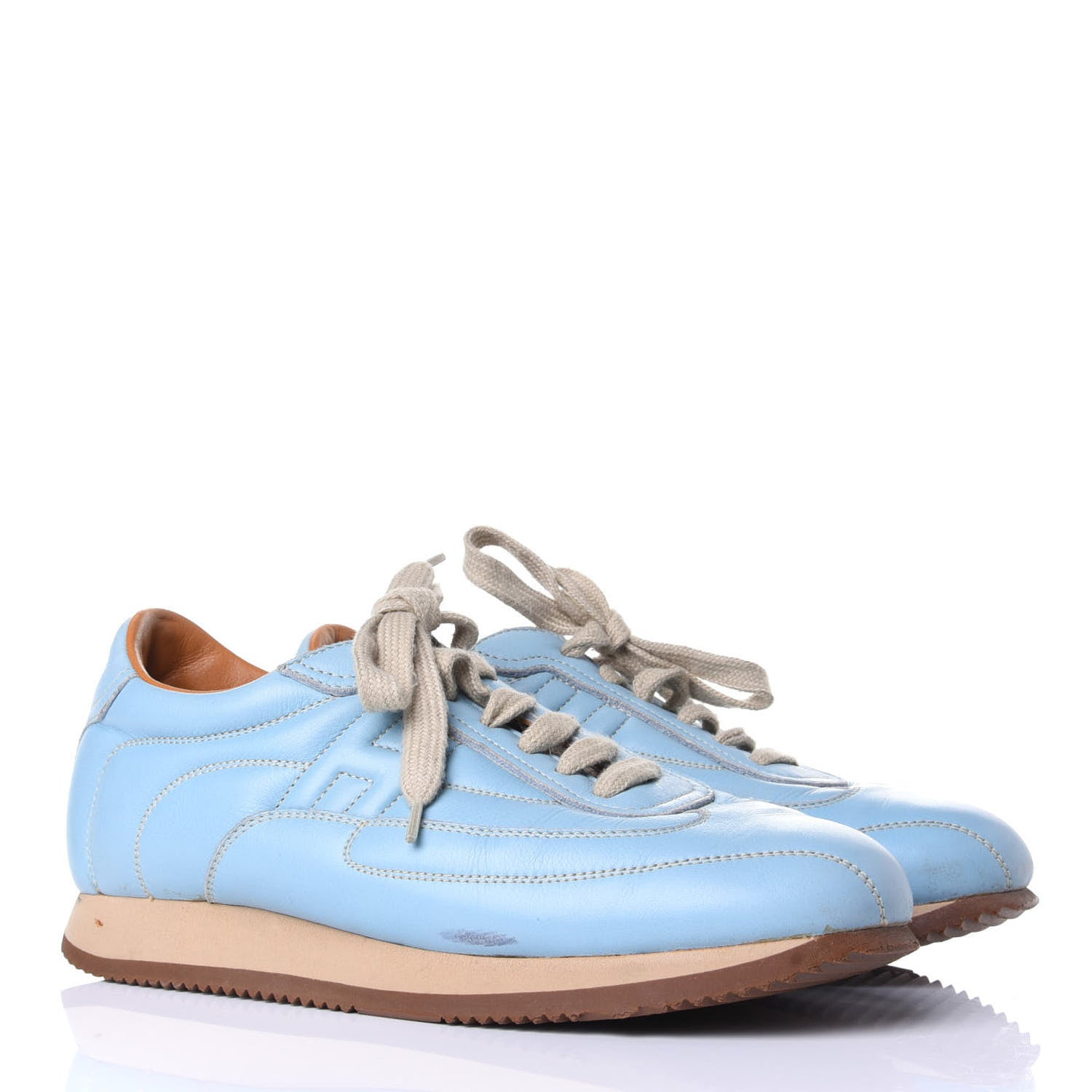 Hermes Calfskin Womens Quick Sneakers 38.5 4 of 13