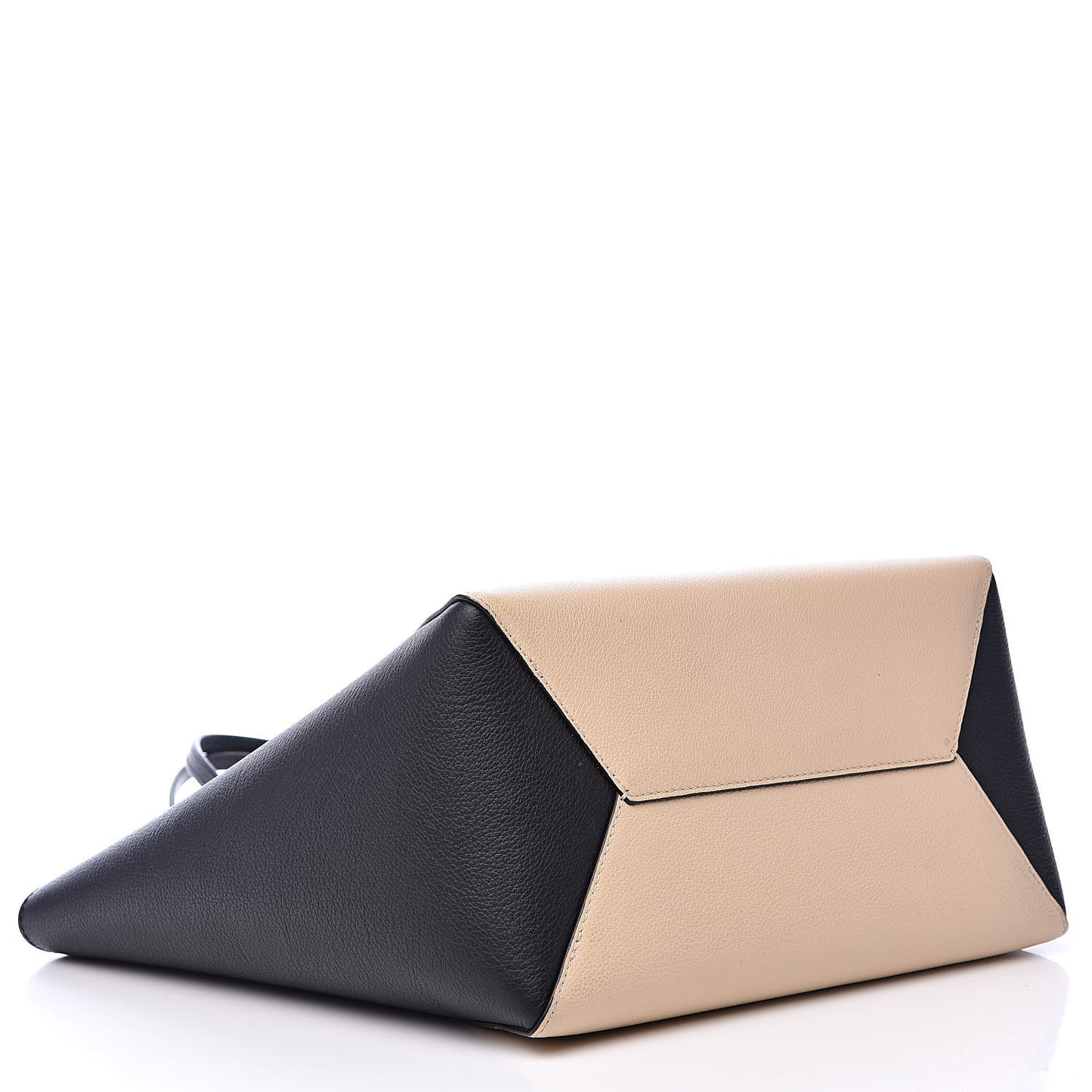 Calfskin Lockme Cabas Vanille Black