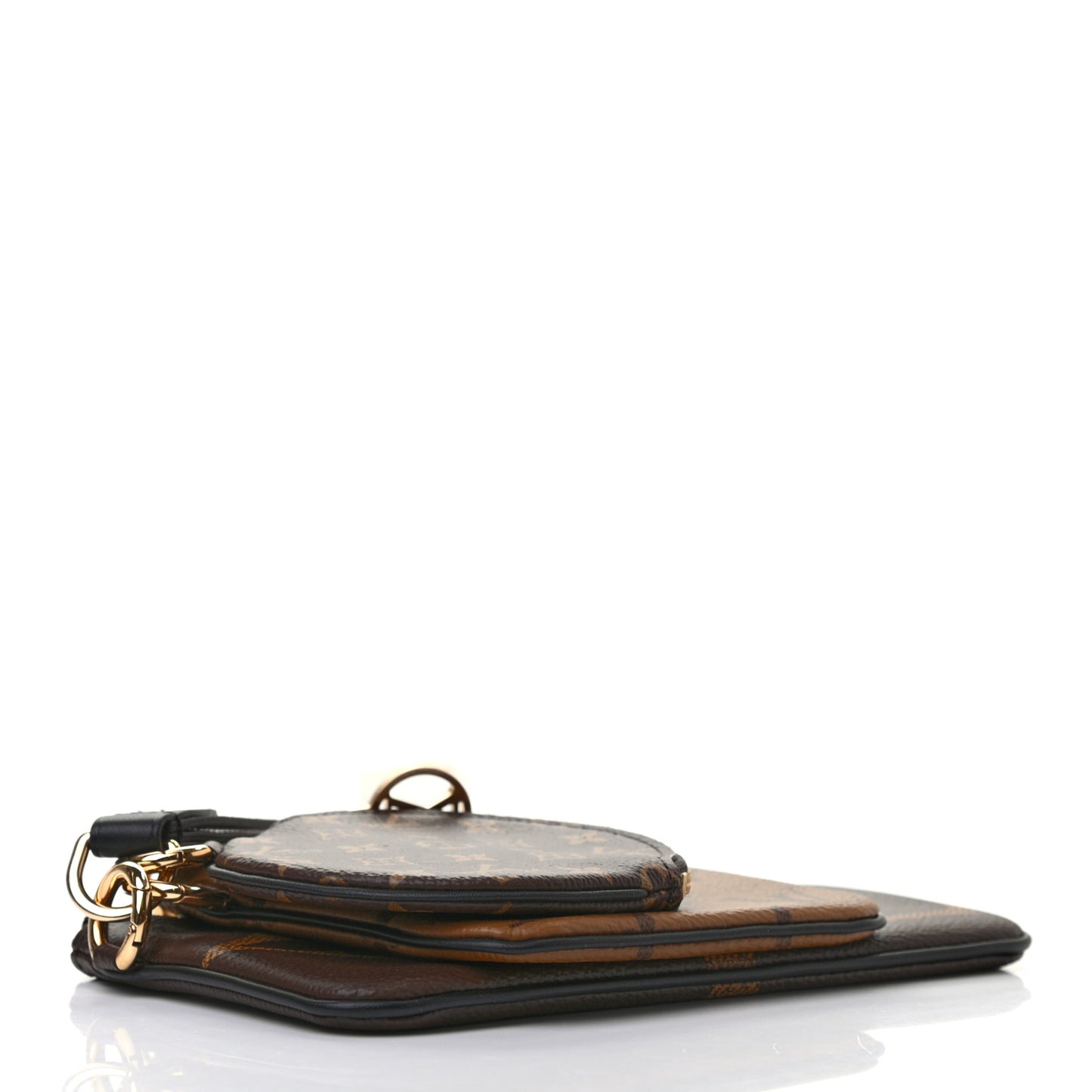 Reverse Monogram Giant Trio Pouch