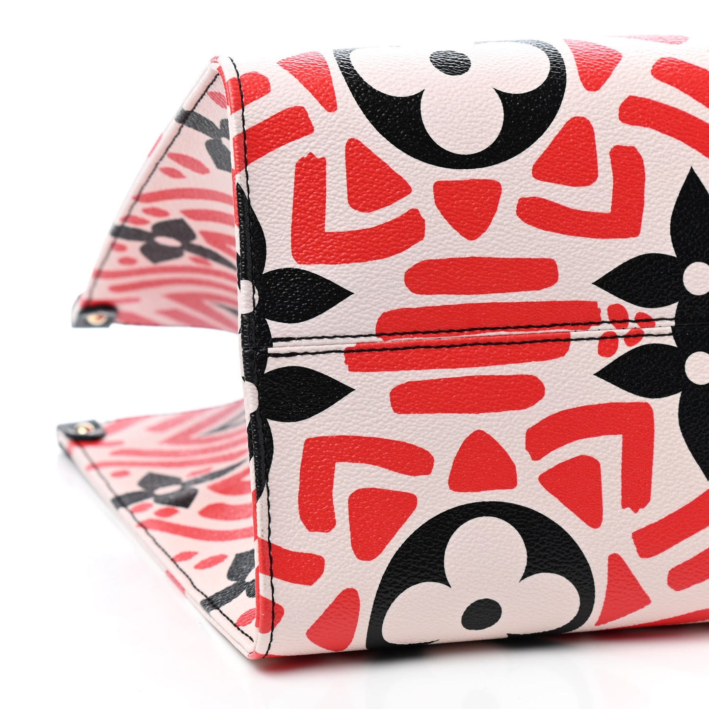 Monogram Giant Crafty Onthego GM Creme Rouge Black