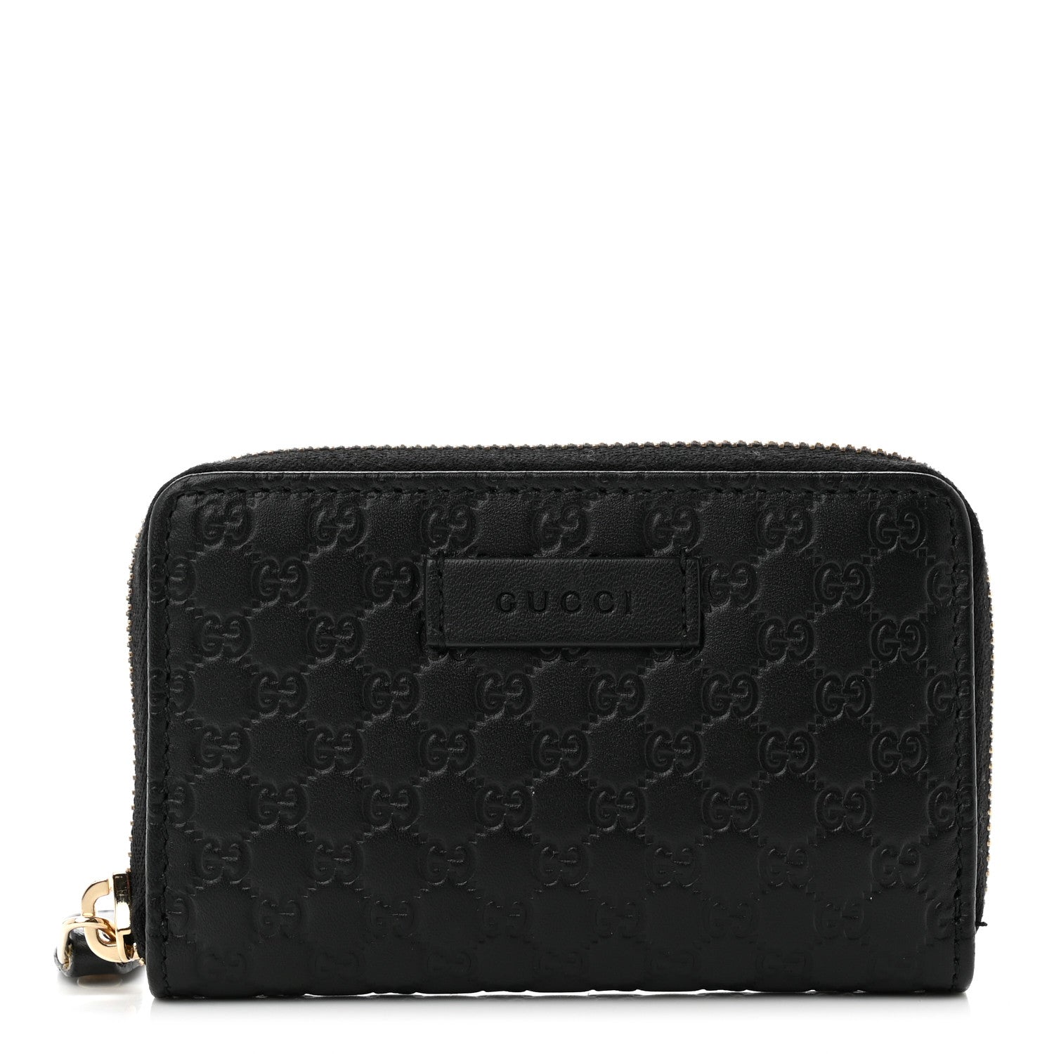Gucci Microguccissima Zip Around Card Case Black 1 of 7