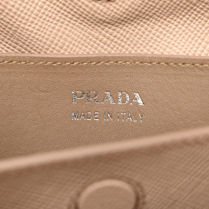 Prada Saffiano Cuir Medium Double Handle Tote Cammeo 6 of 11