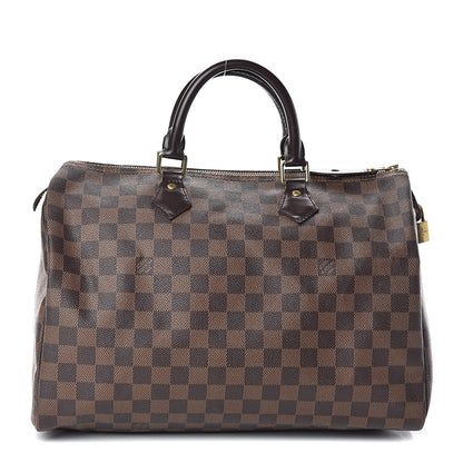 Louis Vuitton Damier Ebene Speedy 35 1 of 12