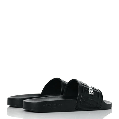 Givenchy Lambskin 4G Logo Slides 38 Black 4 of 8