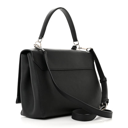 Louis Vuitton Soft Calfskin Lockme II Top Handle Black 3 of 9