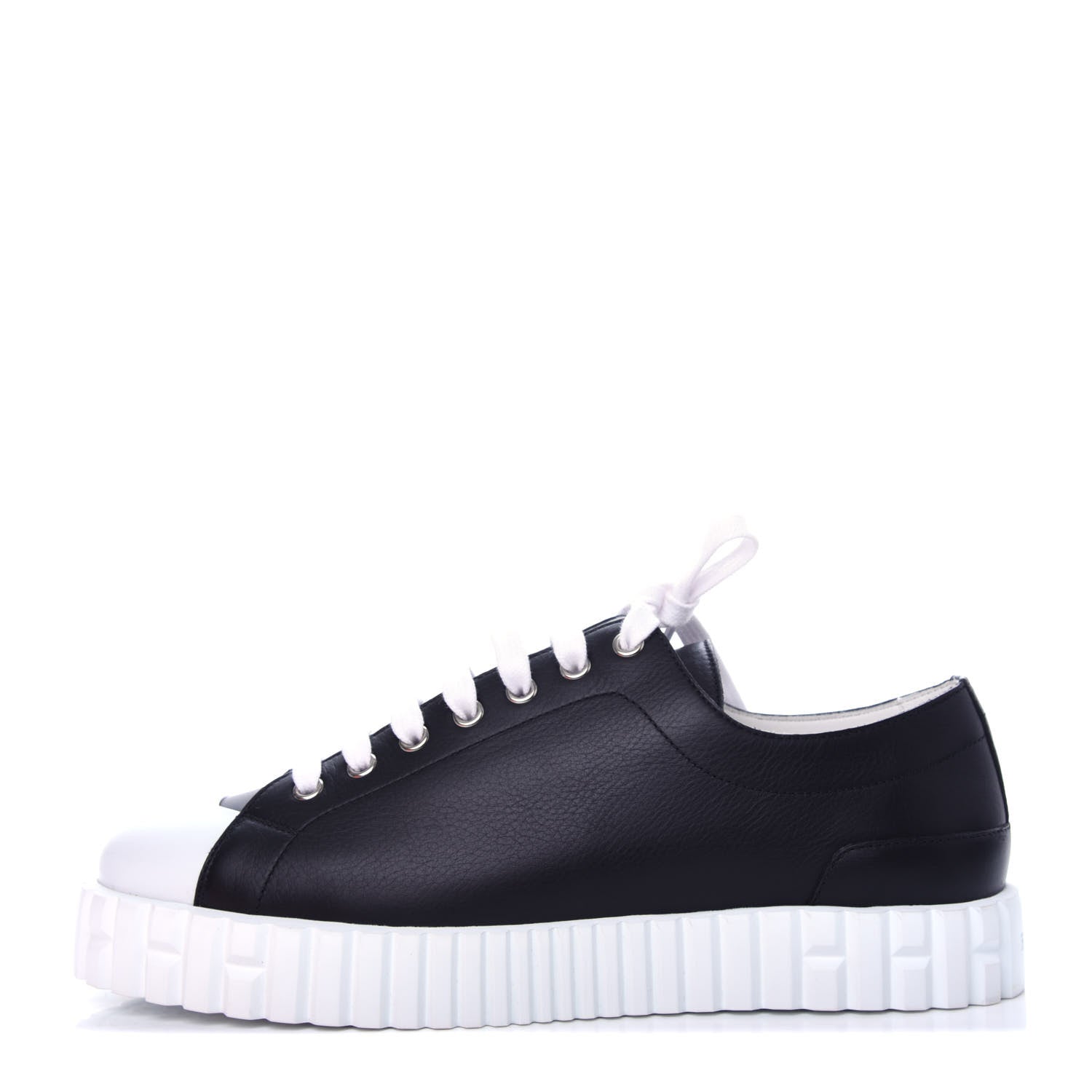 Hermes Calfskin Cross Sneakers 40 Black 1 of 11