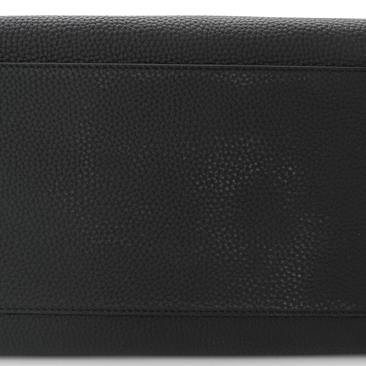 Matte Grained Calfskin Soft Margaux 12 Black