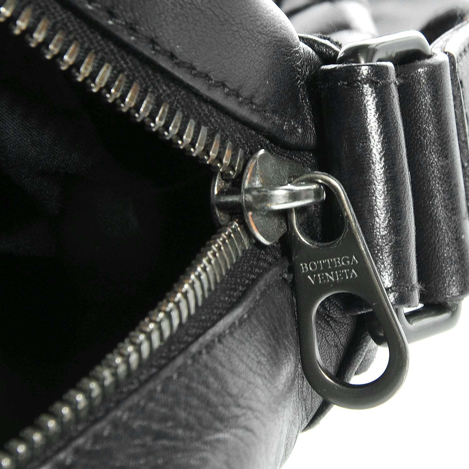 Bottega Veneta Nappa Intrecciato Messenger Bag Nero 7 of 9