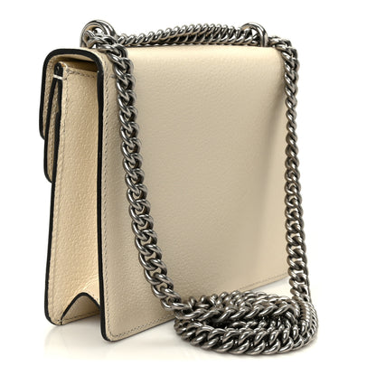 Gucci Textured Calfskin Crystal Mini Dionysus Shoulder Bag Mystic White 3 of 11