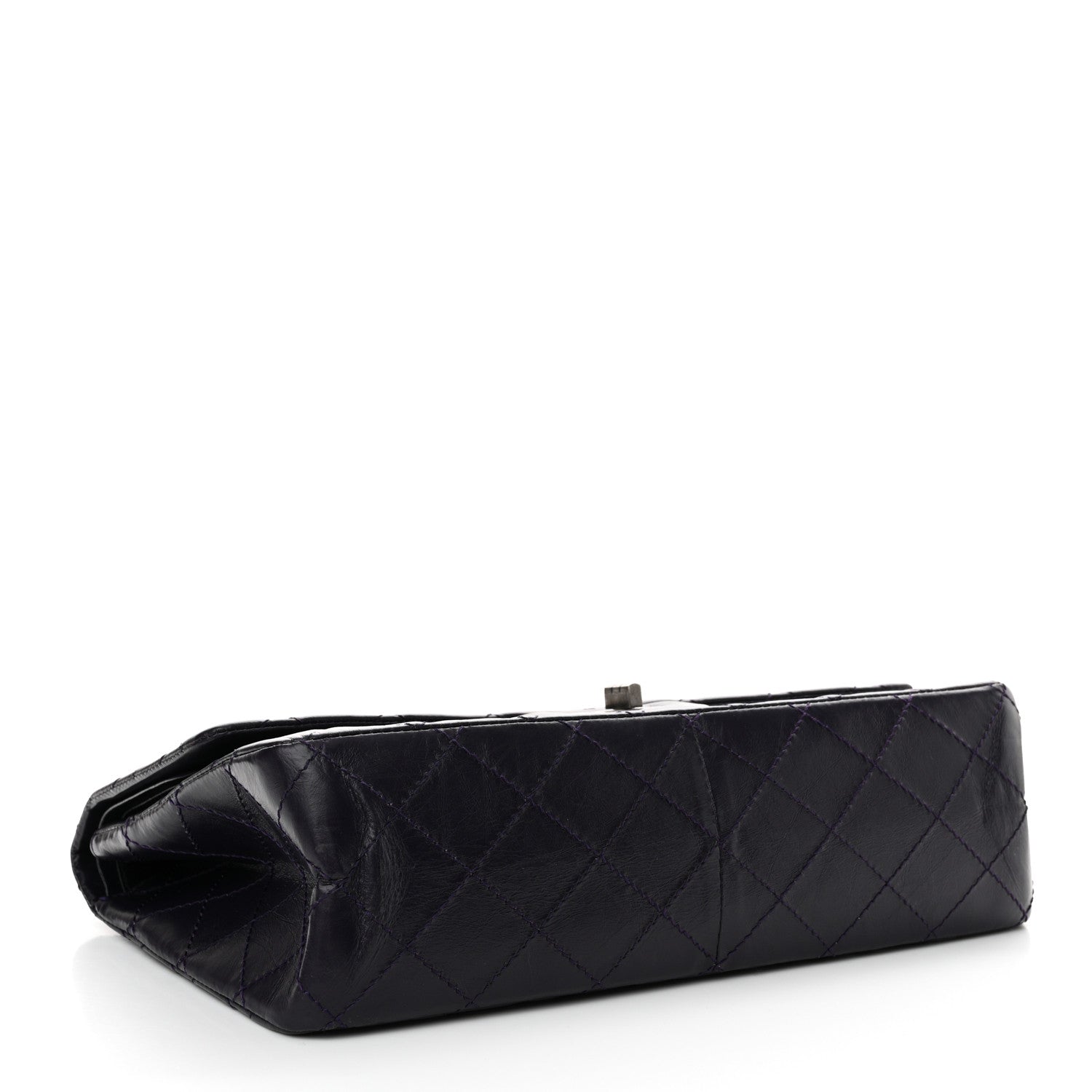 Chanel Aged Calfskin Quilted 2.55 Reissue 227 Flap Plum 4 of 9