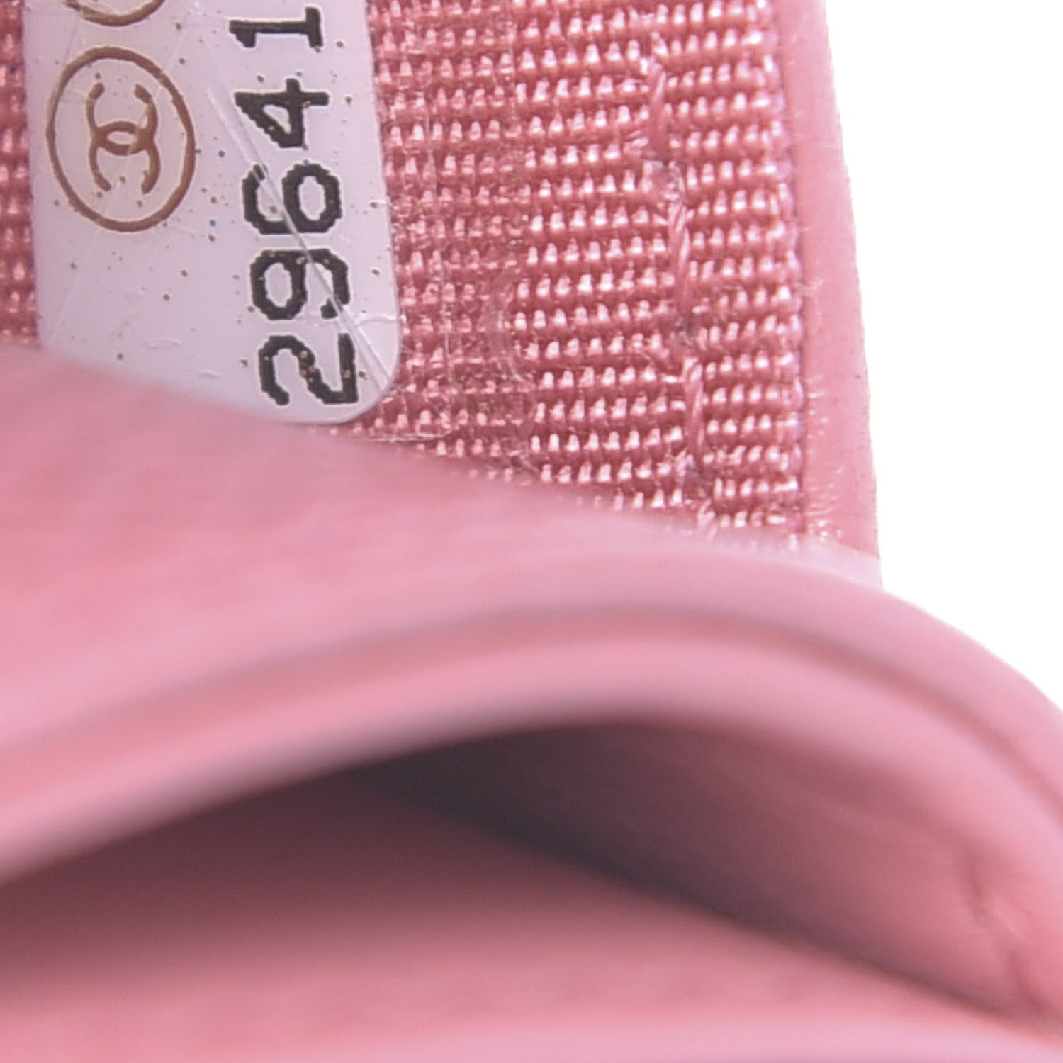 Chanel Caviar Camellia Embossed Card Holder Pink 8 of 9