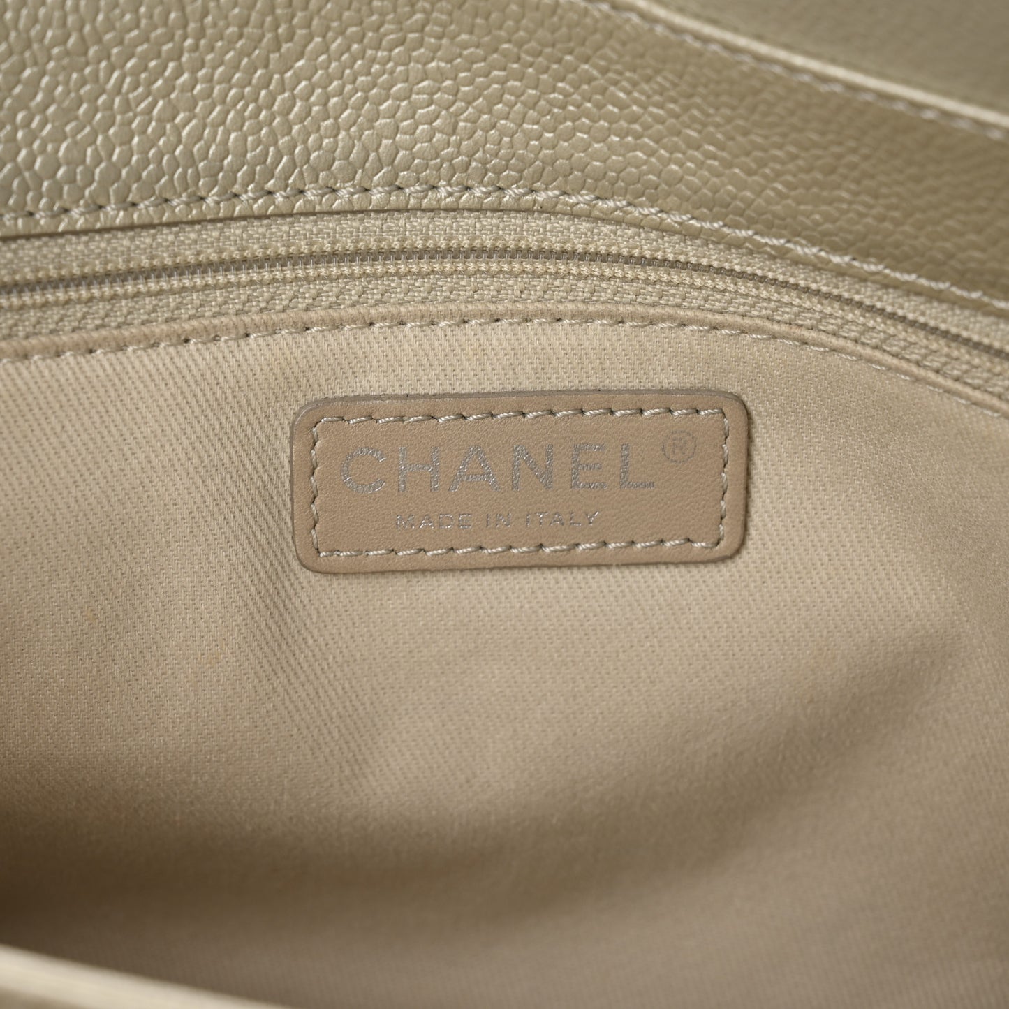 Caviar Quilted Timeless CC Bowler Bag White